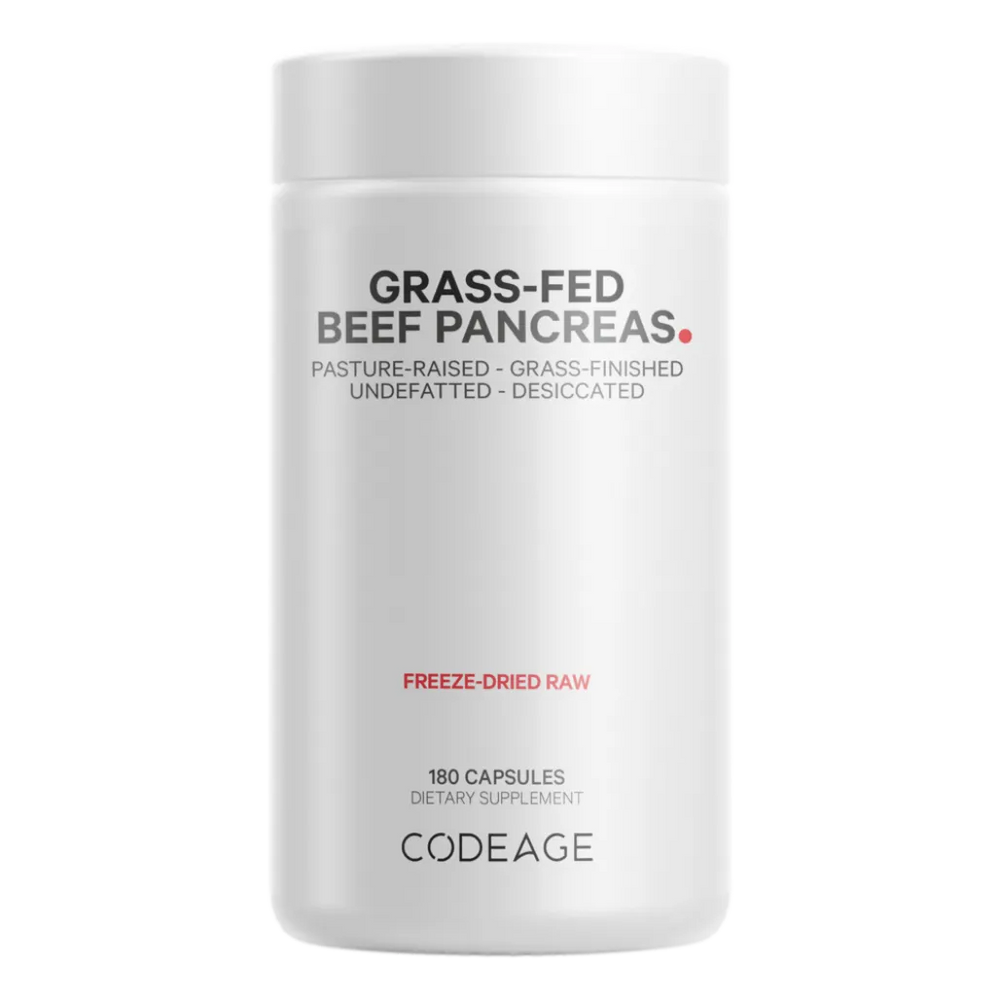 CodeAge Grass-fed Beef Pancreas - Support Pancreatic Health