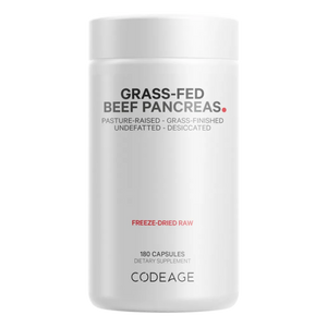 CodeAge Grass-fed Beef Pancreas - Support Pancreatic Health