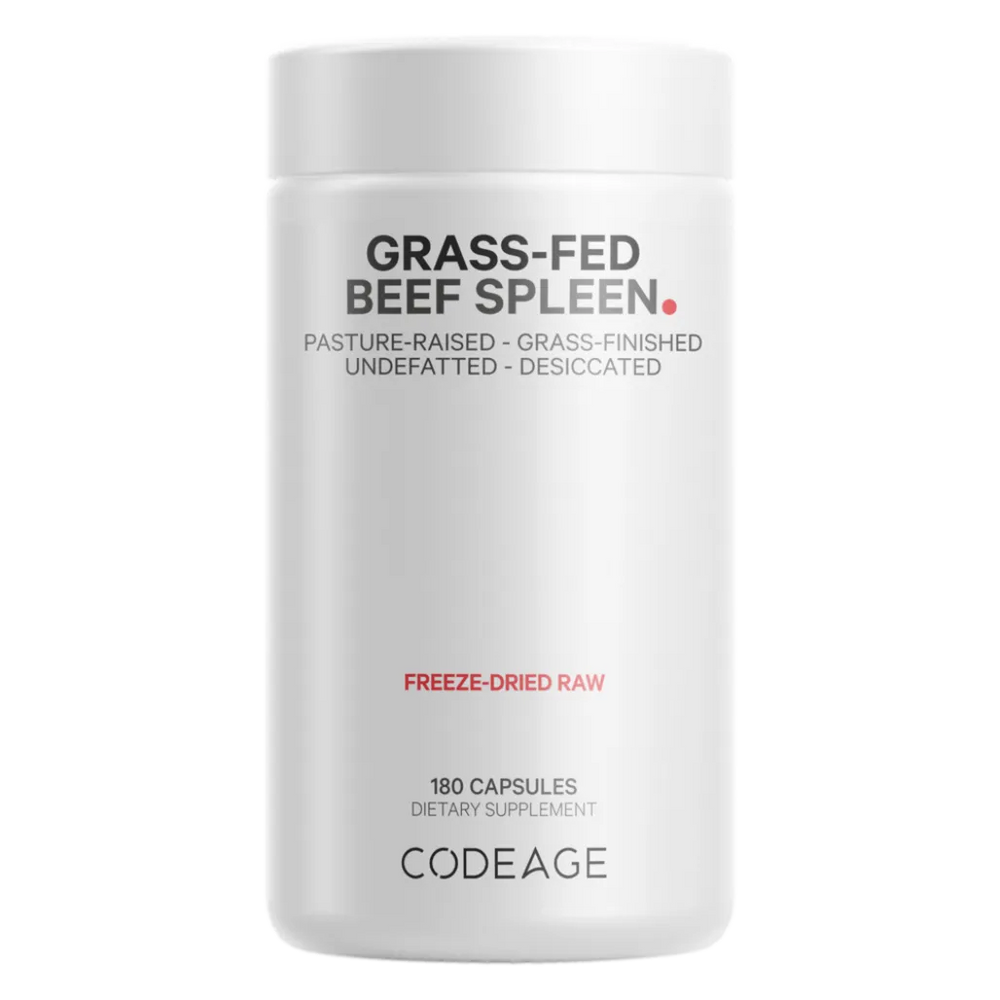 CodeAge Grass-fed Beef Spleen - Support Immune Health and Spleen Function