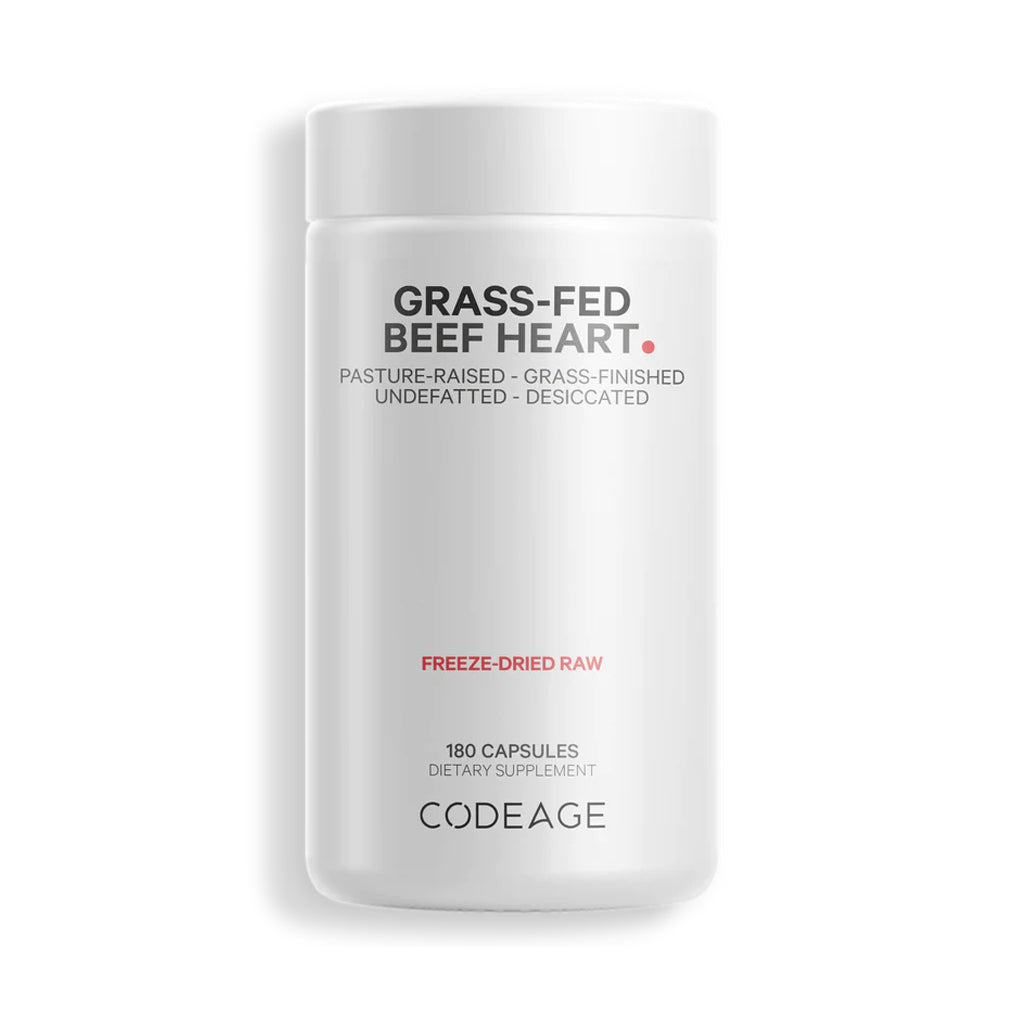 CodeAge Grass-fed Beef Heart - Promote Mitochondrial Health