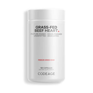 CodeAge Grass-fed Beef Heart - Promote Mitochondrial Health