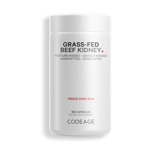 CodeAge Grass-fed Beef Kidney - Support Kidney and Urinary Health