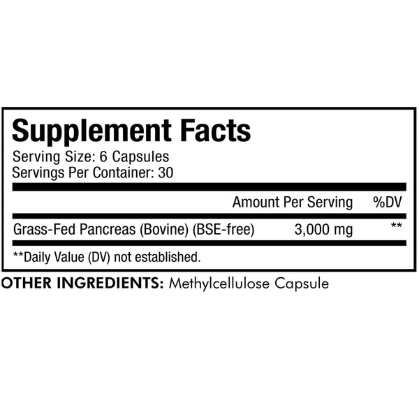 CodeAge Grass-fed Beef Pancreas - Support Pancreatic Health