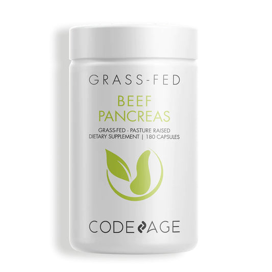CodeAge Grass-fed Beef Pancreas - Support Pancreatic Health