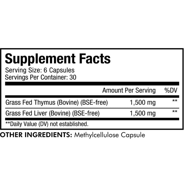 CodeAge Grass-fed Beef Thymus - Support Immune Health
