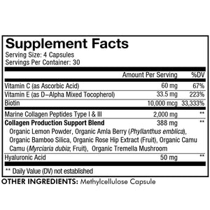 CodeAge Biotin Marine Collagen - Promote Healthy Skin, Hair and Nails