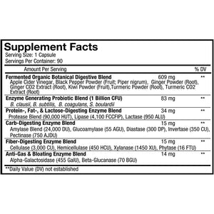 CodeAge Fermented Digestive Enzymes - Support Healthy Digestion