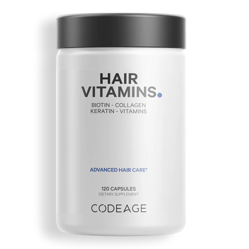 CodeAge Hair Vitamins - Promotes Hair Growth and Increases Thickness.
