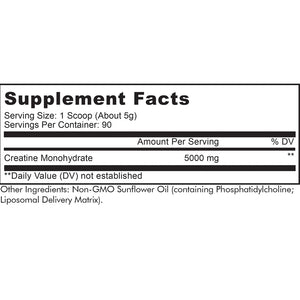 CodeAge Liposomal Creatine Monohydrate - Support Athletic Performance