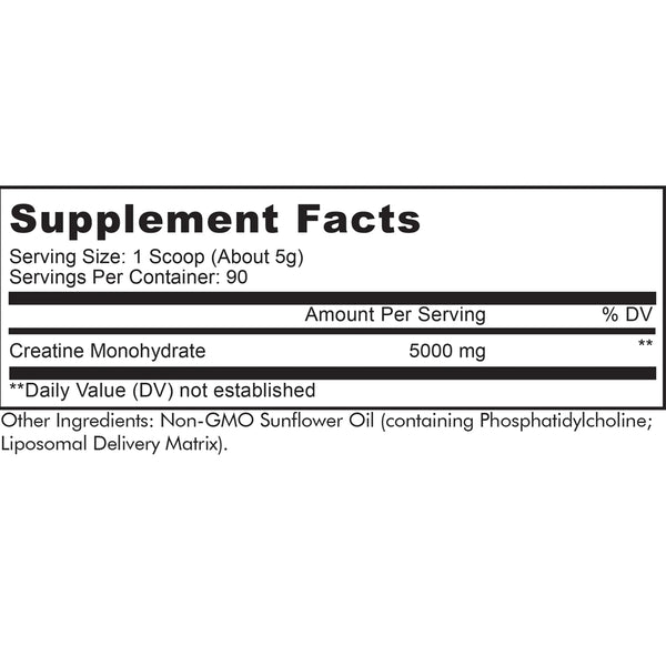 CodeAge Liposomal Creatine Monohydrate - Support Athletic Performance