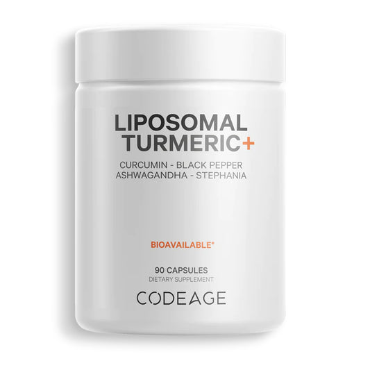 CodeAge Liposomal Fermented Turmeric - Promote Healthy Digestion