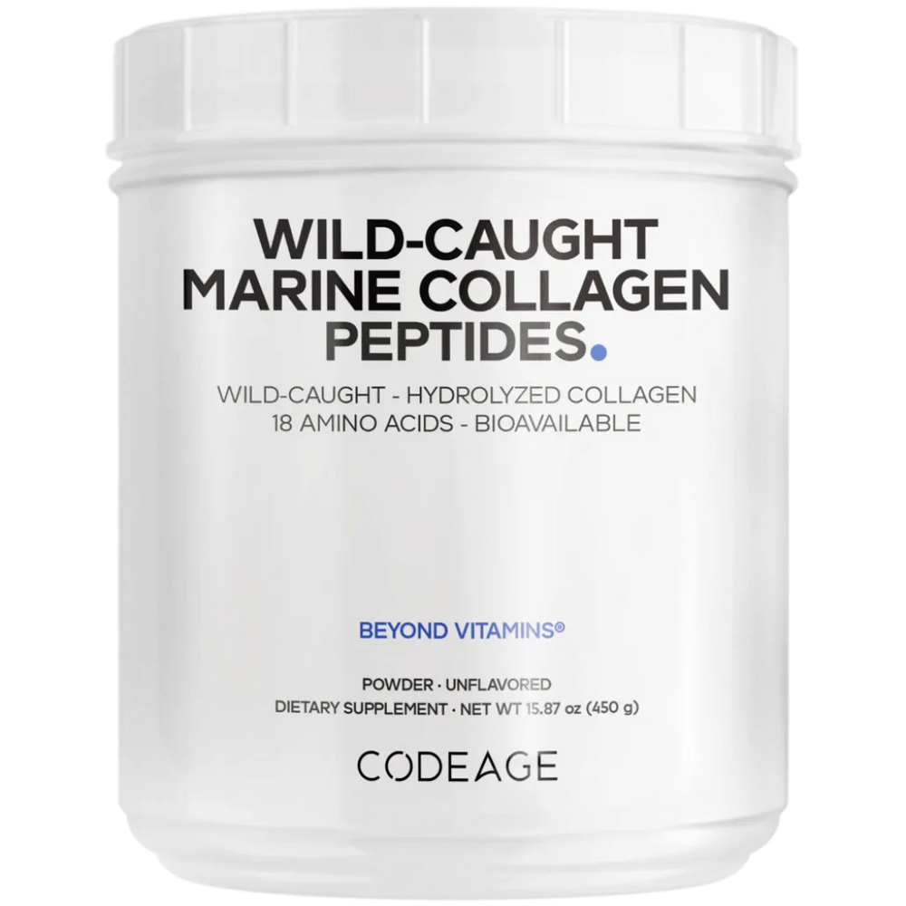 CodeAge Wild Caught Marine Collagen Peptides - Essential for Healthy Skin
