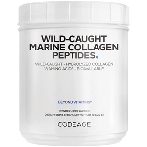 CodeAge Wild Caught Marine Collagen Peptides - Essential for Healthy Skin