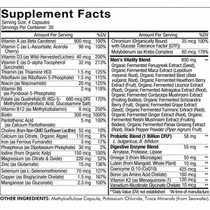 CodeAge Men's Fermented Multivitamin - Support Immune Function.