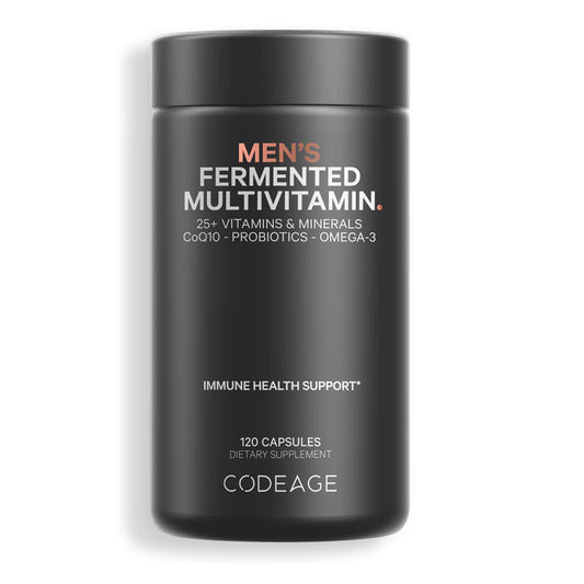 CodeAge Men's Fermented Multivitamin - Support Immune Function.