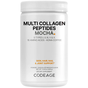 CodeAge Multi Collagen Peptide Kona Coffee - Boost Your Morning Routine