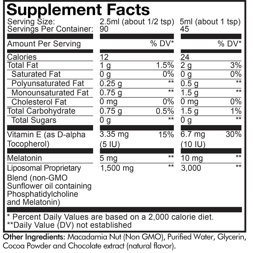 Nanofood Liposomal Ultra Sleep - 8 FL OZ | Melatonin Liquid Supplement