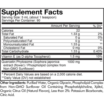 CodeAge Nanofood Liposomal Quercetin Phytosome - Supports Antioxidant Defenses