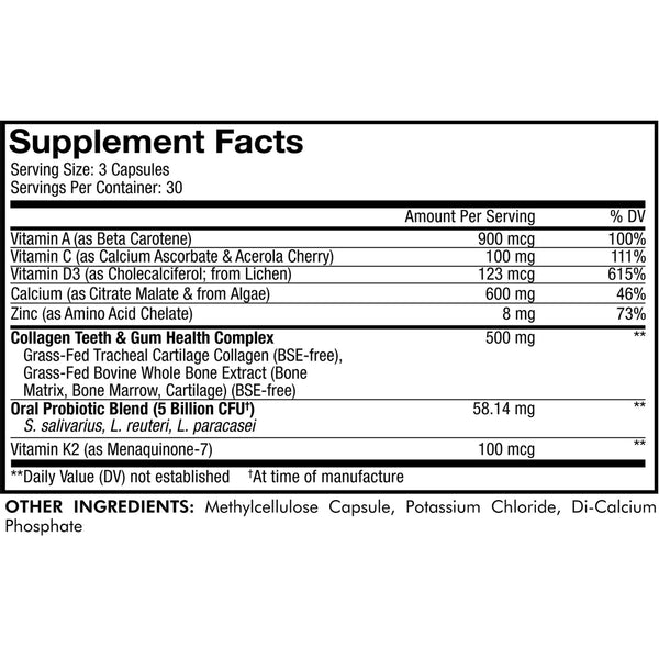 CodeAge Teeth & Gums Vitamins - Support Overall Dental Health