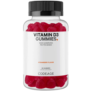 CodeAge Vitamin D3 Gummies - Help Assist in Calcium Absorption and Bone Growth.