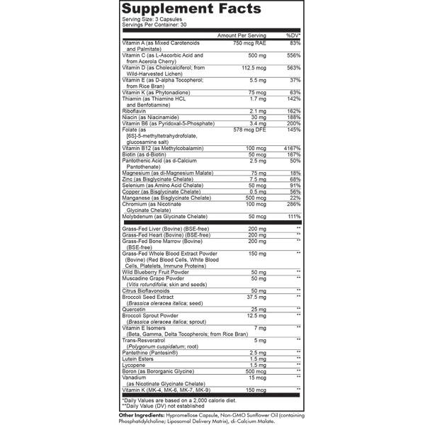 Codeage Multivitamin Performance Elite Max