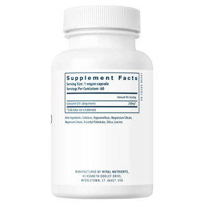 Coenzyme Q10 200mg by Vital Nutrients at Nutriessential.com