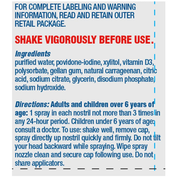 CofixRx Povidone Iodine w/ Vit D3 & Xylitol Inwell Biosciences