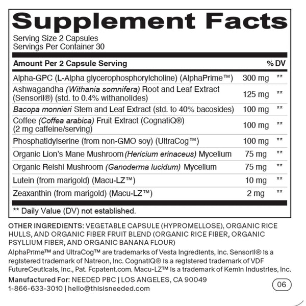 Cognitive-Support-Needed