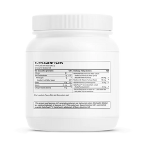 Thorne Collagen Plus 1.09 lb supplement facts