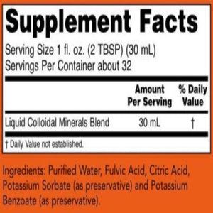 Colloidal Minerals NOW