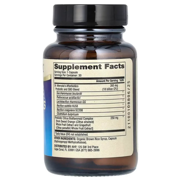Dr. Mercola Complete Afterbiotics Probiotics & SBOs Dietary Supplement of 30 Capsules