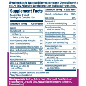 Complete Chewable Bariatric Multivitamin, Mixed Berry by Bariatric Fusion