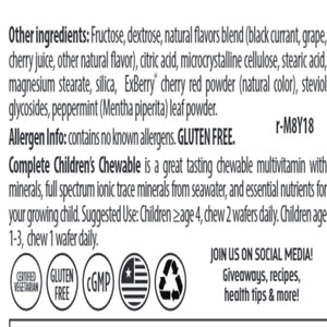 Complete Childrens Chewable Trace Minerals Research
