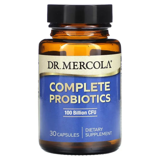 Dr. Mercola Complete Probiotics 100 Billion CFU Dietary Supplement, 30 Capsules