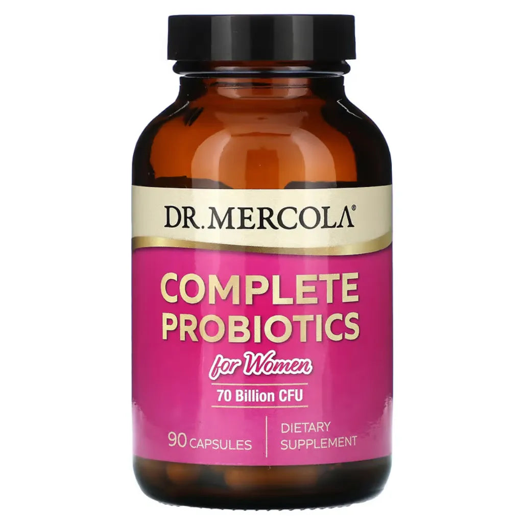 Dr. Mercola Complete Probiotics for Women 70 Billion CFU Dietary Supplement, 90 Capsules