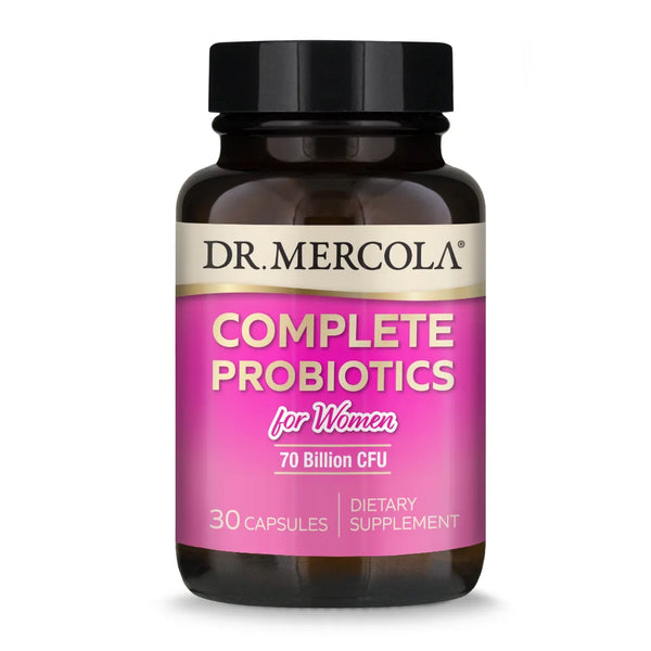 Dr. Mercola Complete Probiotics for Women 70 Billion CFU Dietary Supplement, 90 Capsules