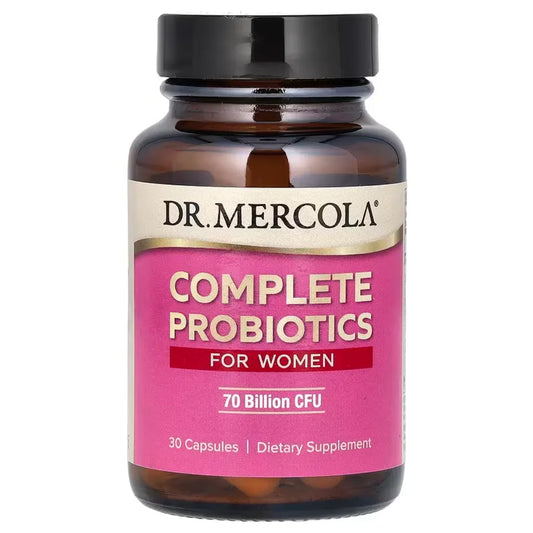 Dr. Mercola Complete Probiotics for Women 70 Billion CFU Dietary Supplement, 30 Capsules