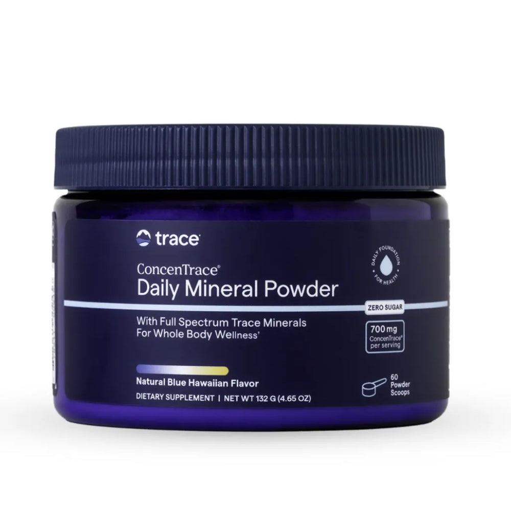 ConcenTrace Daily Mineral Powder - Blue Hawaiian Trace Minerals Research