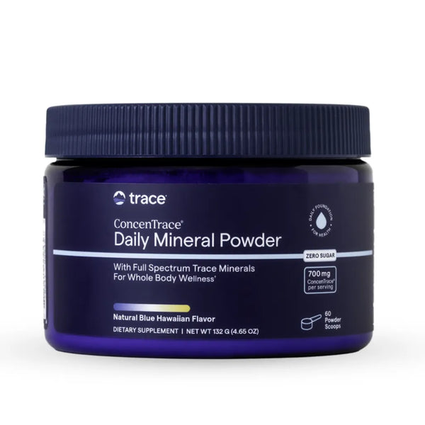 ConcenTrace Daily Mineral Powder - Blue Hawaiian Trace Minerals Research