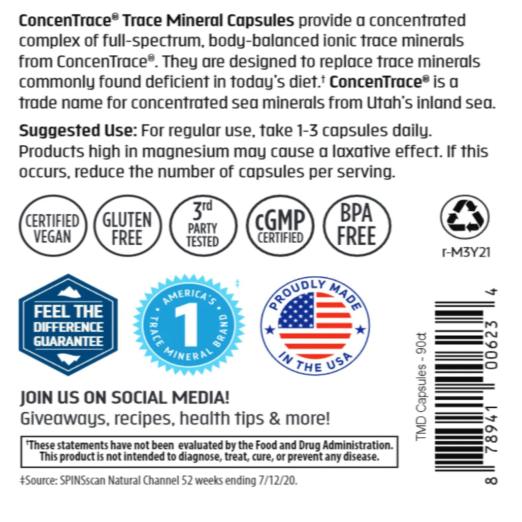 Concentrace Trace Mineral Trace Minerals Research