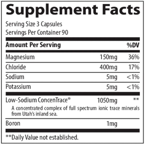 Concentrace Trace Mineral Trace Minerals Research