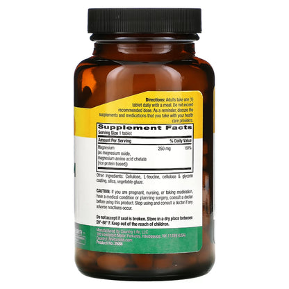 Chelated Magnesium 250 mg Country life