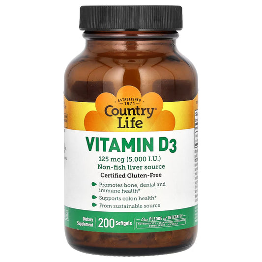 Vitamin D3 5000 IU Country life