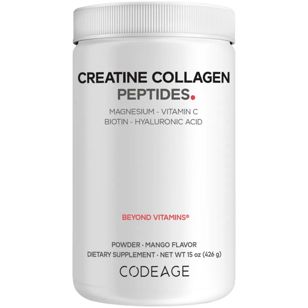 Creatine Collagen Peptides Powder, Mango Codeage