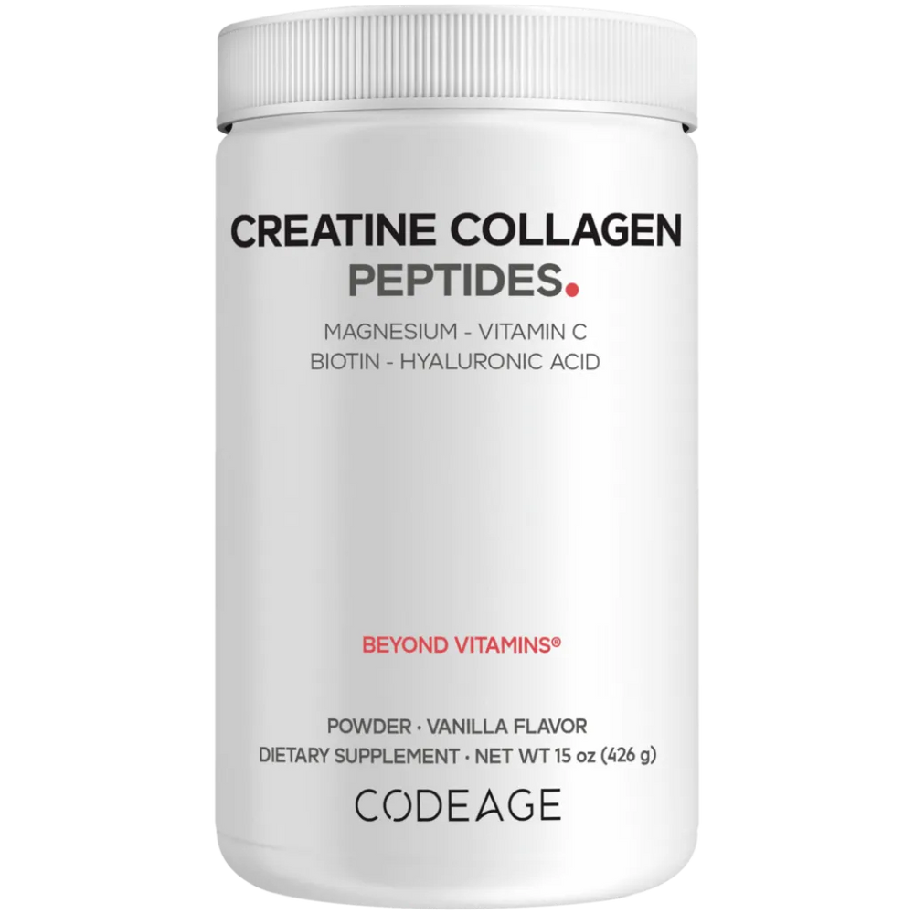 Creatine Collagen Peptides Powder, Vanilla Codeage