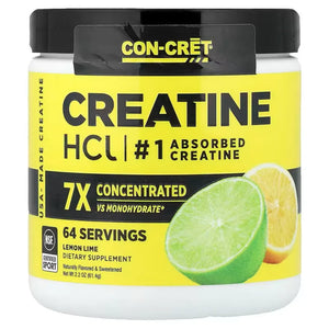 Creatine HCl Powder, 750mg, Lemon Lime CON-CRET
