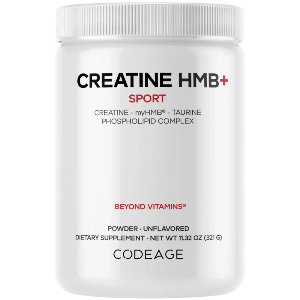 Creatine HMB+ Powder, Unflavored
Codeage