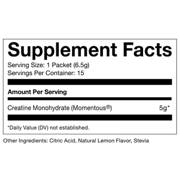 Creatine Singles - Lemon