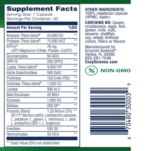 Critical Digestion Enzyme Science