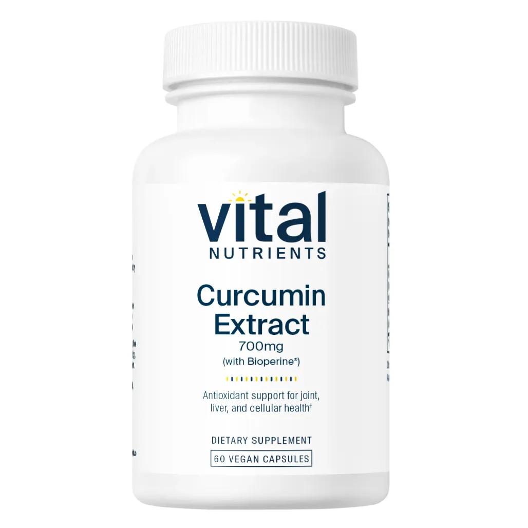 Vital Nutrients Curcumin Extract 700mg - Turmeric Supplement for Optimal Wellness and Joint Comfort